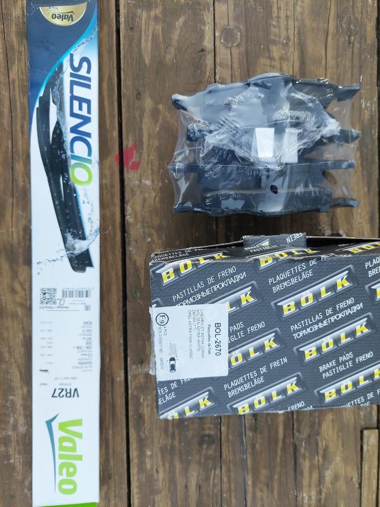 Plaquettes de frein et essuie-glace Opel Astra Corsa Zafira, Autos : Pièces & Accessoires, Enlèvement, Chevrolet