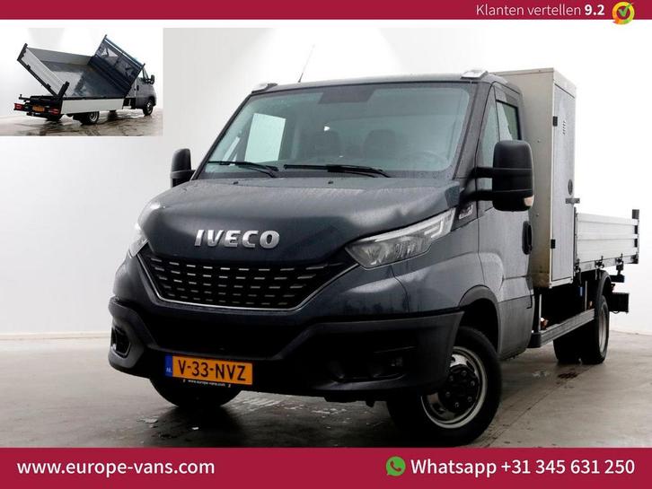 Iveco Daily 35C18 3.0 180pk HiMatic Automaat 3-Zijdige Kippe, Auto's, Bestelwagens en Lichte vracht, Bedrijf, ABS, Centrale vergrendeling