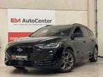 Ford Focus 1.0i MHEV Benzine ST-Line Acc-CAM-LED-Hud-Trekhaa, Auto's, Ford, Stof, Zwart, Bedrijf, 3 cilinders