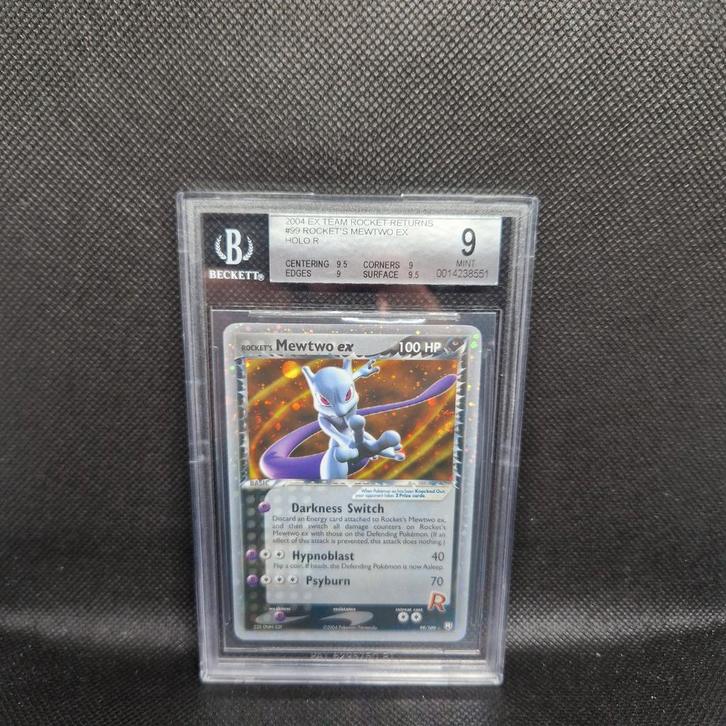 Rocket's Mewtwo Ex Team Rocket Returns BGS 9, Hobby en Vrije tijd, Verzamelkaartspellen | Yu-gi-Oh!, Ophalen of Verzenden