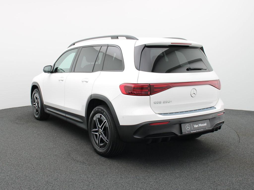 Mercedes-Benz EQB 250+ AMG Line + 7 ZITPLAATSEN + CARPLAY +, Auto's, Stof, Gebruikt, Wit, 5 zetels