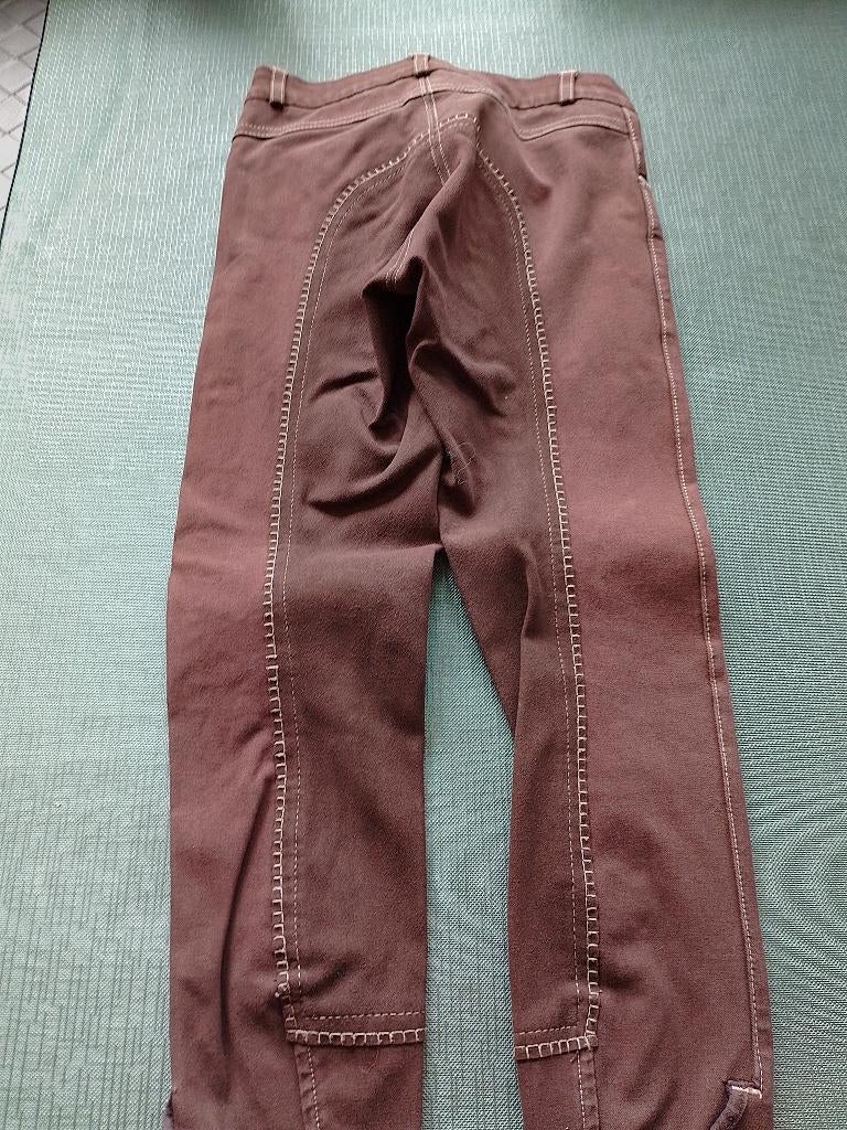 Rijbroek comfort line bruin maat 146, Dieren en Toebehoren, Paardrijkleding, Ophalen, Gebruikt, Kinderen, Onderkleding
