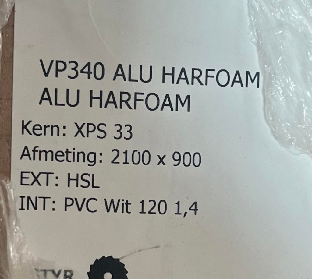 Nieuw Geïsoleerd Deurpaneel / Sandwichpaneel (2100 x 900 mm), Ophalen