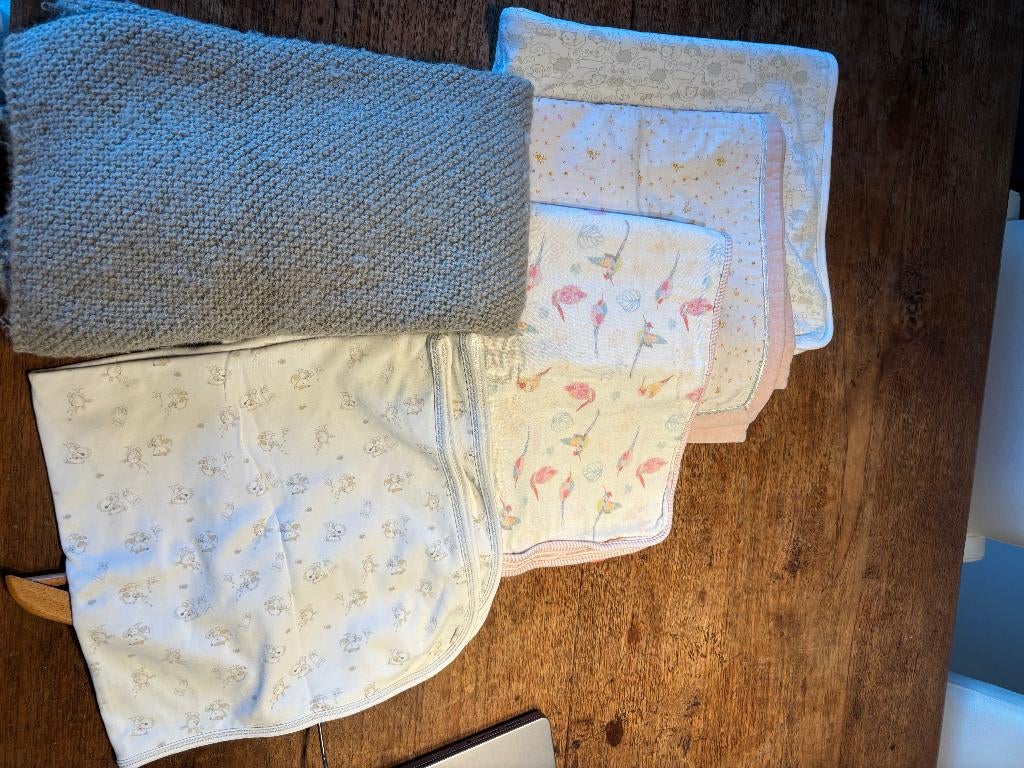 kruipdekentjes #4 en afdek deken wol, Ophalen, Zo goed als nieuw, Deken