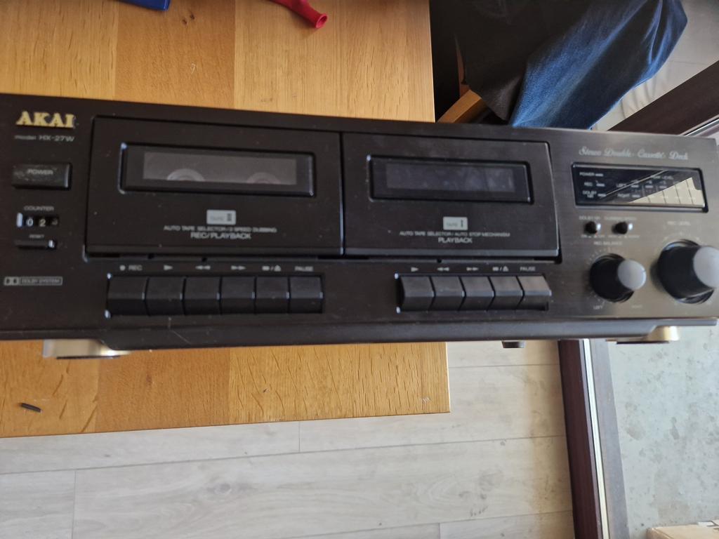 Akai dubbele cassettedeck, Audio, Tv en Foto, Cassettedecks, Ophalen, Akai