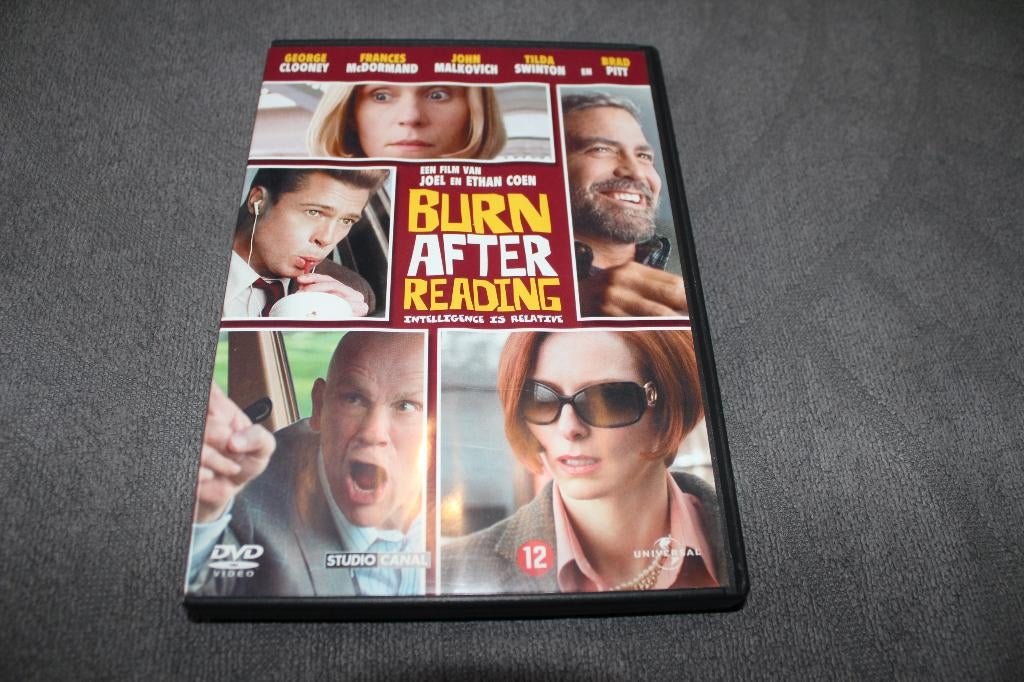 DVD Burn After Reading, CD & DVD, DVD | Comédie, À partir de 12 ans, Enlèvement ou Envoi, Utilisé, Comédie d'action