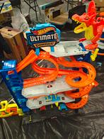 Hot Wheels garage met draak, Ophalen, Racebaan, Zo goed als nieuw, Hot Wheels