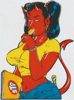 Hot Rod Coop Duivel STP Pin Up sticker, Verzamelen, Verzenden, Nieuw