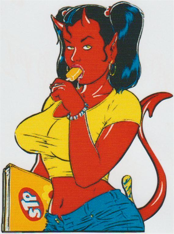 Hot Rod Coop Duivel STP Pin Up sticker, Verzamelen, Stickers, Nieuw, Verzenden