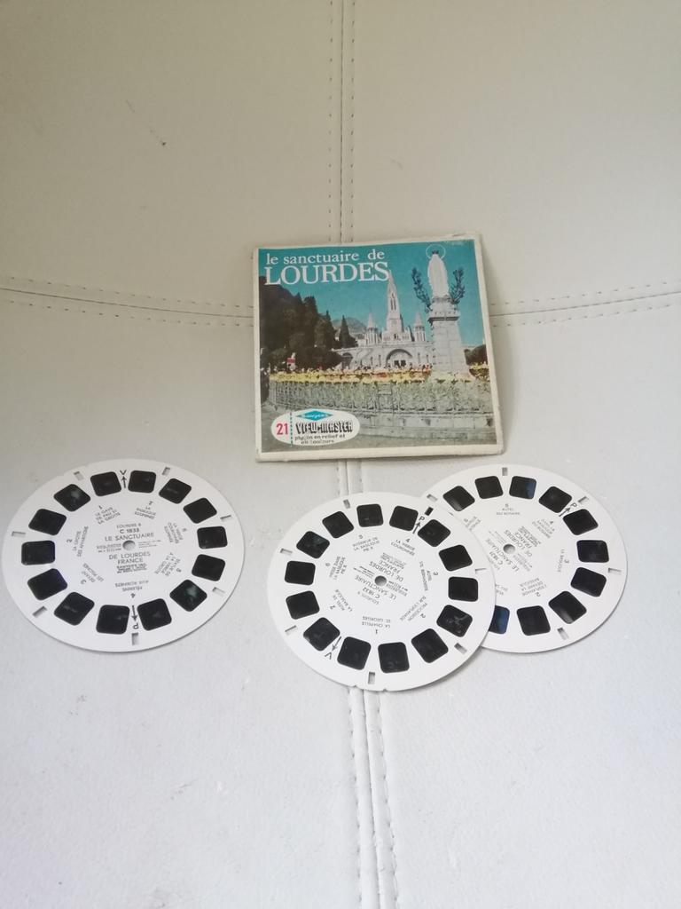 Viewmaster bekijk het heiligdom van Lourdes, Ophalen of Verzenden, Zo goed als nieuw