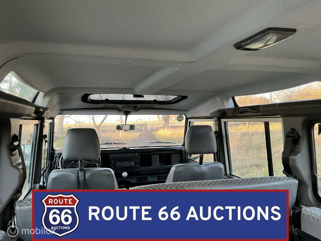 Land Rover Defender 110 TD5 | 2002 | Route 66 Auctions, Gebruikt, Zwart, Handgeschakeld, Overige carrosserie