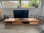 Meuble tv en veritable teck de 2x 120 cm, Maison & Meubles, Enlèvement, Utilisé, Teck, Moderne