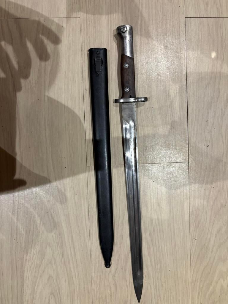 Baionette Mauser Belge 1924, Enlèvement ou Envoi, Armée de terre