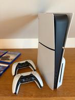 PlayStation 5 slim disc 2 controllers & 4 games - garantie, Games en Spelcomputers, Spelcomputers | Sony PlayStation 5, Ophalen