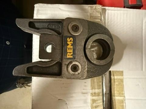 Lot 5 mâchoires à sertir — Novopress Mapress + REMS, Enlèvement, Utilisé