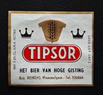 Oud etiket Tipsor. Brouwerij Beirens Wommelgem, Ophalen of Verzenden