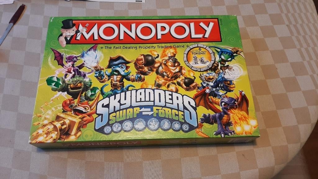 jeu de plateau new Monopoly Skylanders Swap Force Monopoly, Trois ou quatre joueurs, Enlèvement ou Envoi, Neuf, Monopoly