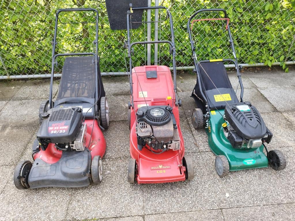 benzine grasmaaiers, Tuin en Terras, Grasmaaiers, Ophalen