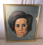 Beau dessin ancien « Pretty Lady » - Denijs - 56x46, Antiquités & Art, Enlèvement ou Envoi