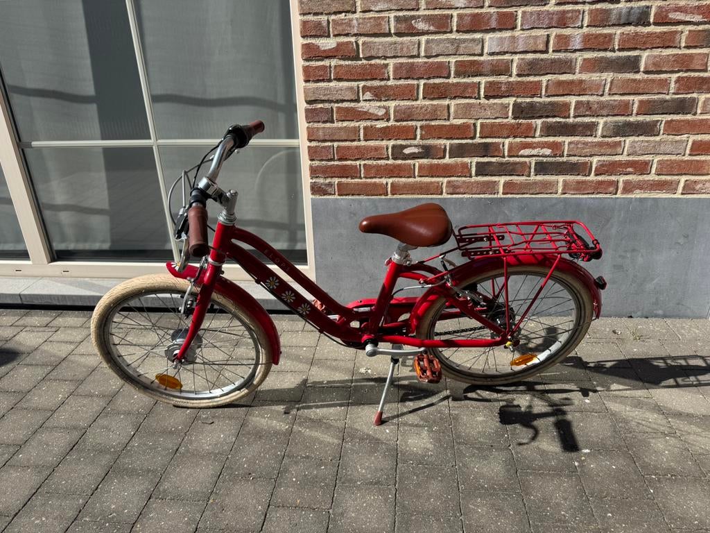 Stadsfiets voor kinderen Elops 900 rood 20 inch 6-9 jaar, Ophalen, Gebruikt