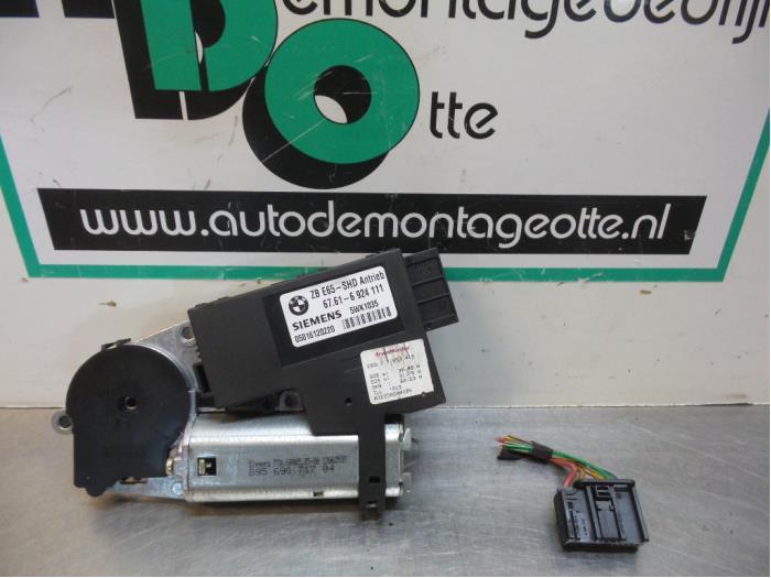 Schuifdak Motor van een BMW 7-Serie (7-Serie 02-), Auto-onderdelen, Carrosserie, BMW, Gebruikt, Ophalen of Verzenden