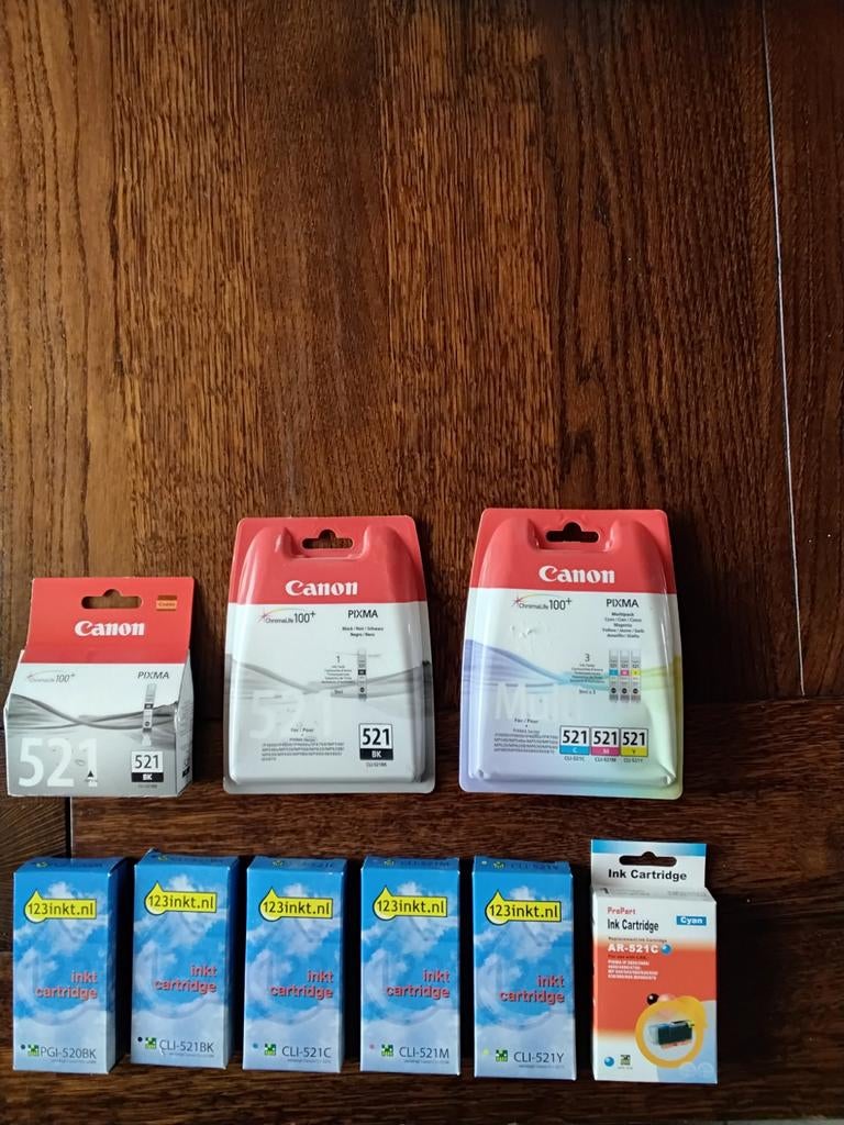 Canon inktcartridge, Ophalen