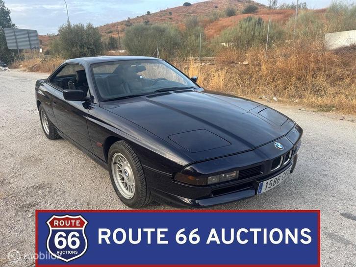 BMW 840Ci | 1995 | Route 66 Auctions, Auto's, Oldtimers, Bedrijf, Te koop, BMW, Benzine, Overige carrosserie, Handgeschakeld, Zwart