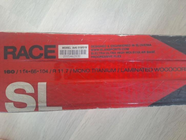 Skis Elan Race SL 1m60, Sports & Fitness, Ski & Ski de fond, Utilisé, Skis, Autres marques, 160 à 180 cm, Enlèvement