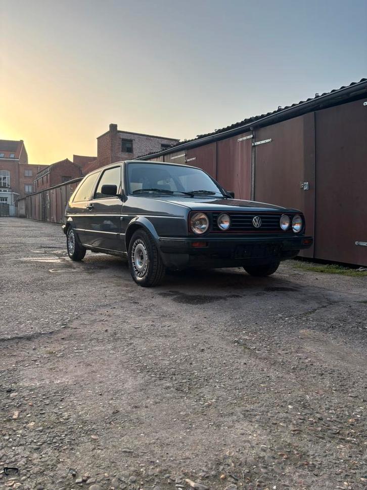 Golf 2 1300cc, Auto's, Oldtimers, Particulier, Volkswagen, Benzine, 3 deurs, Handgeschakeld, Zilver of Grijs, Grijs, Voorwielaandrijving