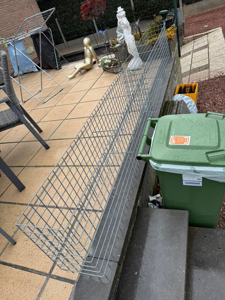 8 SCHANSKORVEN TE KOOP => NIEUWSTAAT, Jardin & Terrasse, Clôtures de jardin, Enlèvement, Neuf, Fer, Clôture ornementale