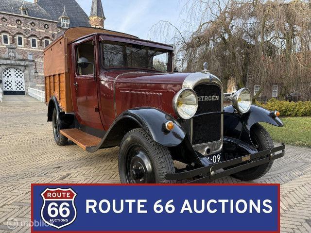 Citroën AC4 Pick-up | 1930 | Route 66 Auctions, Auto's, Oldtimers, Bedrijf, Te koop, Citroën, Benzine, Overige carrosserie, Handgeschakeld