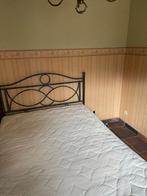 Bed, Huis en Inrichting, Ophalen, Gebruikt, Zwart, Tweepersoons