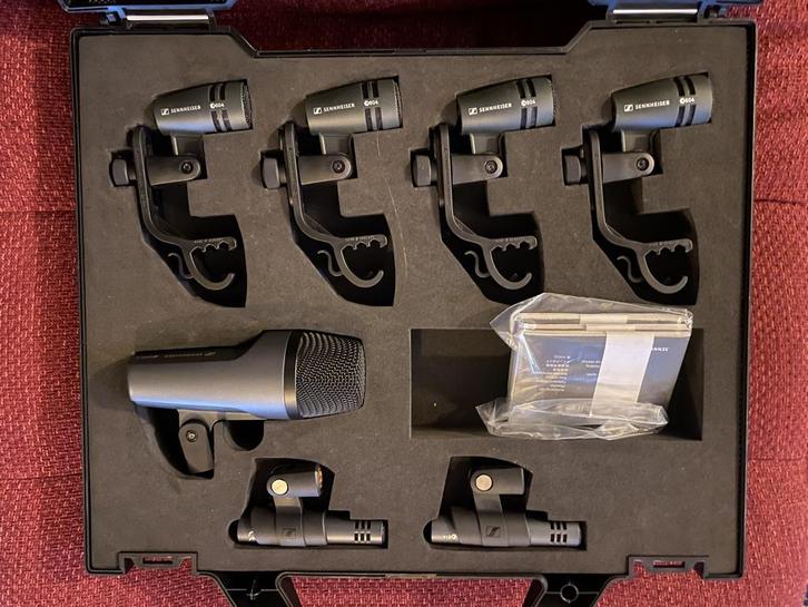 Sennheiser microfoon drum set E600 (7 mics), Muziek en Instrumenten, Microfoons, Zo goed als nieuw, Instrumentmicrofoon, Ophalen