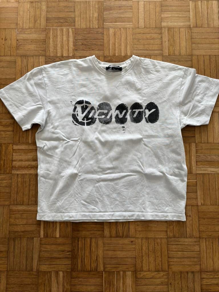 White vicinity tee, Small, Kleding | Heren, T-shirts, Verzenden, Zo goed als nieuw, Maat 46 (S) of kleiner, Wit