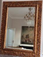 Antieke gouden vergulde ornamenten rectangulaire spiegel, Ophalen