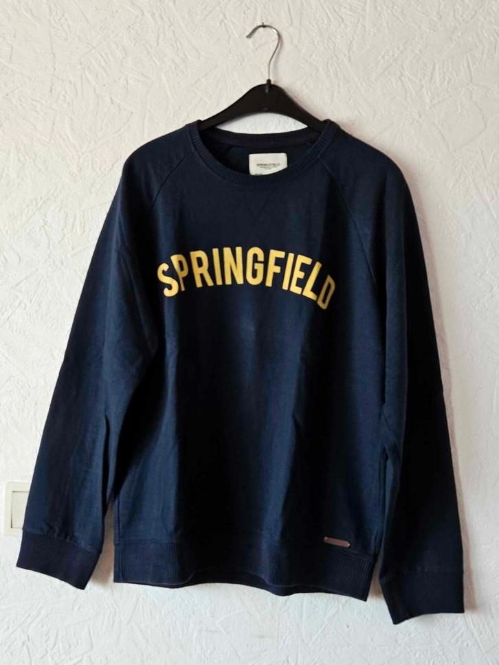 Sweat fin SPRINGFIELD bleu foncé taille L, Vêtements | Hommes, Pulls & Vestes, Porté, Taille 52/54 (L), Bleu, Enlèvement ou Envoi