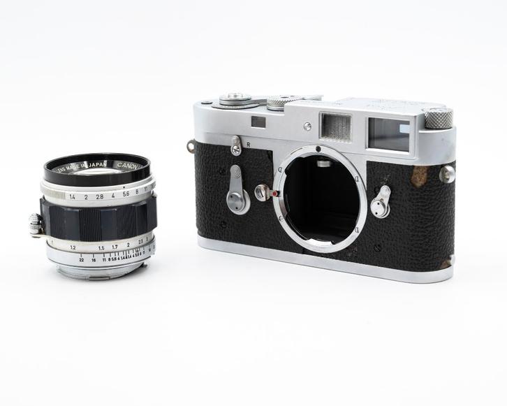 Leica M2 (CLA'd) + Canon LTM 50mm f/1.4, TV, Hi-fi & Vidéo, Appareils photo analogiques, Utilisé, Leica, Enlèvement ou Envoi