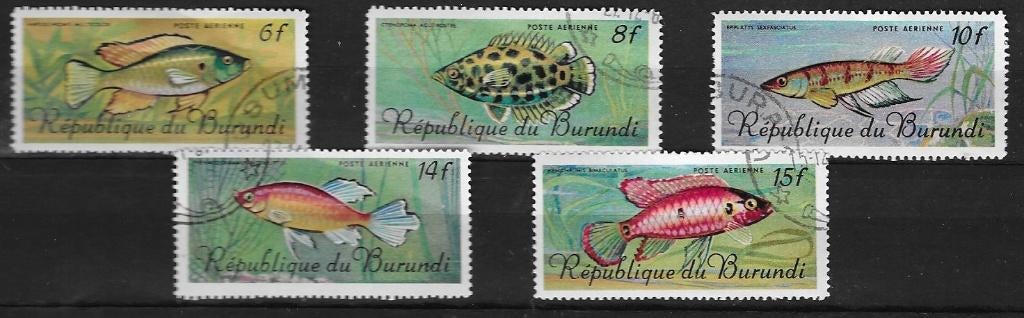 Timbres Animaux Poissons, Envoi, Affranchi