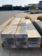 Partij Blauwsteen Borduur Boordsteen, Tuin en Terras, Ophalen, Gebruikt, 100 tot 200 cm, Natuursteen