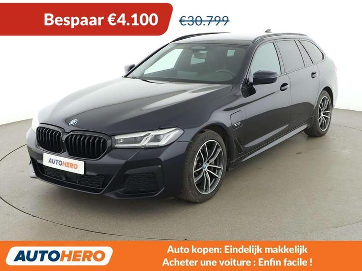 BMW 5 Serie 530 530e M Sport (bj 2021, automaat), Auto's, BMW, Te koop, 5 Reeks, 360° camera, ABS, Adaptive Cruise Control, Airbags
