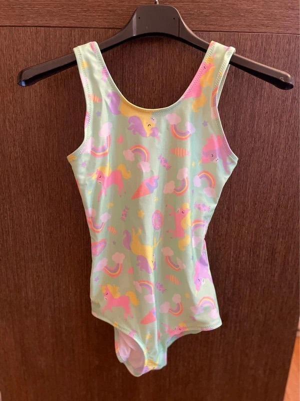 Maillot de bain, licornes,  fille, H&M, 8/10 ans, Enfants & Bébés, Maillots de bain pour enfants, Enlèvement ou Envoi, Utilisé