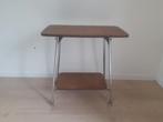 Vintage Bijzettafeltje, Huis en Inrichting, Ophalen, Gebruikt, 75 cm of meer, 60 cm of meer