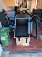 Cage de transport pour chiens noir en alu et mdf, Enlèvement