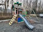 Speelhuisje op palen met glijbaan 2 Schommelzitjes incl., Enfants & Bébés, Jouets | Extérieur | Aires de jeux, Enlèvement, Utilisé