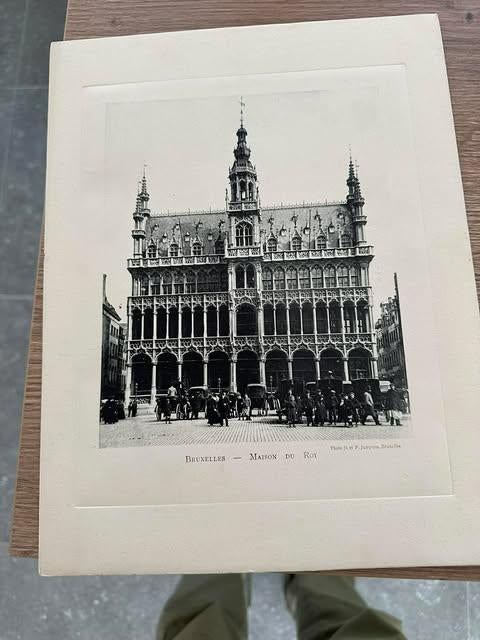 foto Bruxelles maison du roi photo Jumpertz, Ophalen of Verzenden, Overige typen