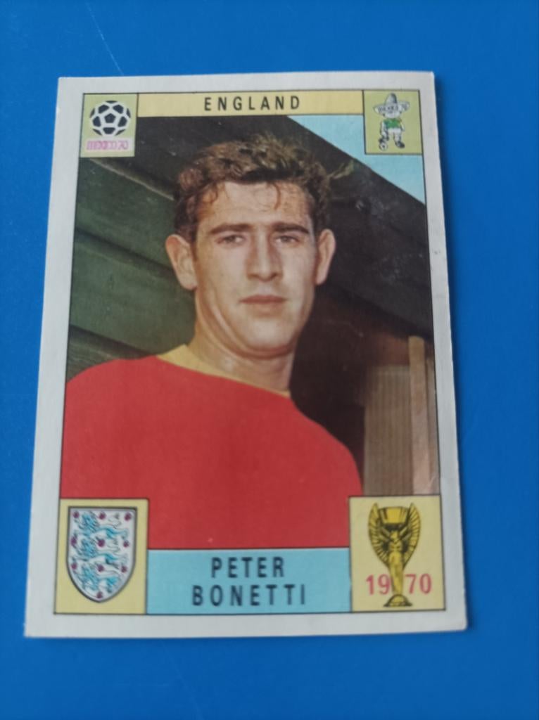 Panini Mexico 70, Angleterre Peter Bonetti, Enlèvement ou Envoi