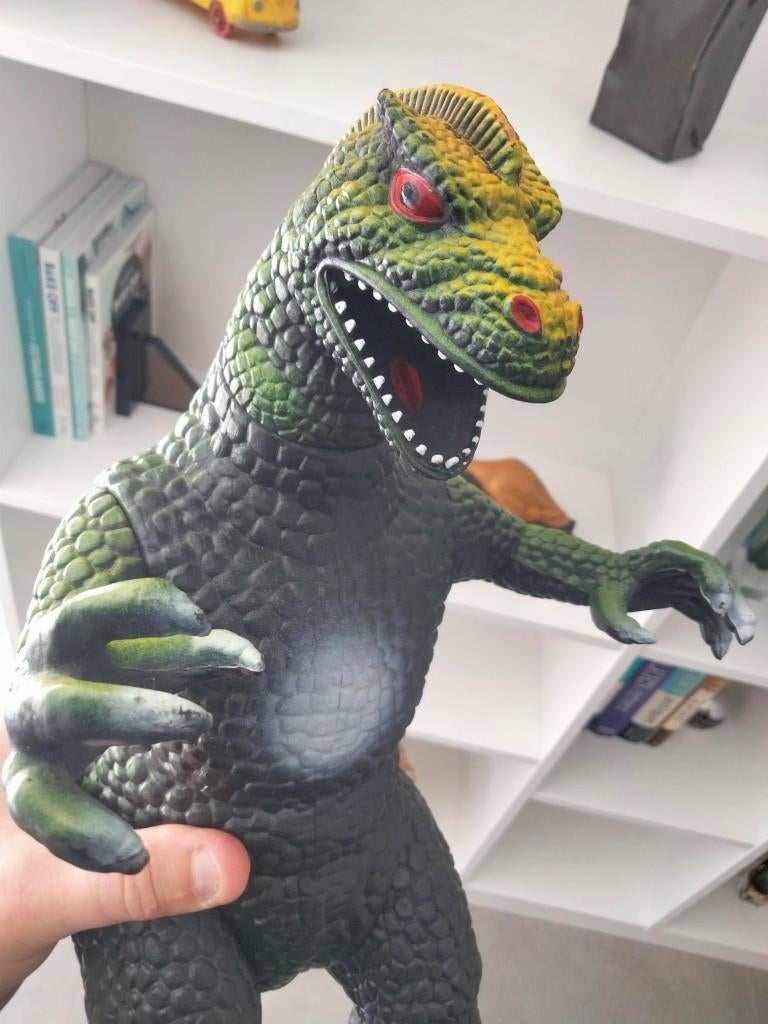 1997 vintage Godzilla toy speelgoed Dormei nostalgie, Collections, Cinéma & Télévision, Utilisé, Film, Enlèvement ou Envoi