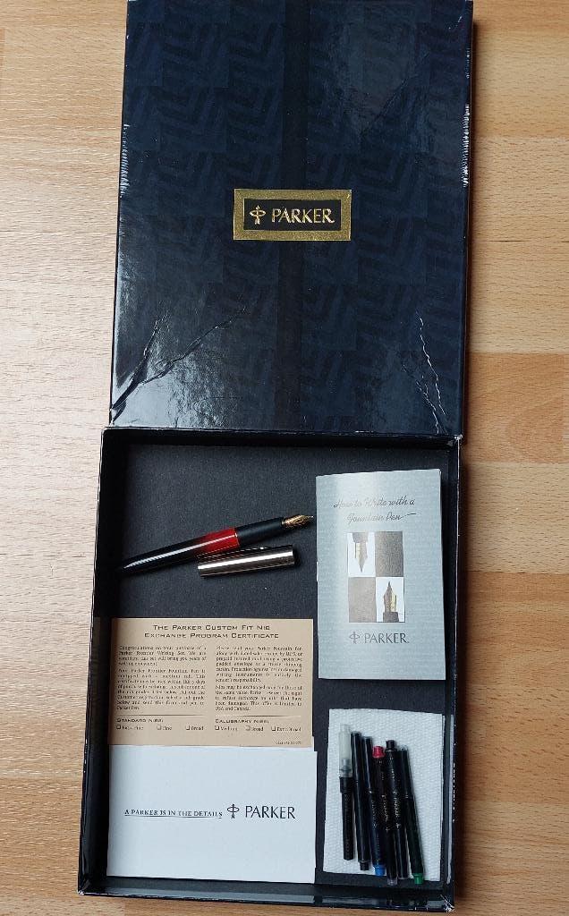 PARKER Frontier vulpennenset (NIEUW/import uit de VS), Verzamelen, Pennenverzamelingen, Vulpen, Parker, Ophalen
