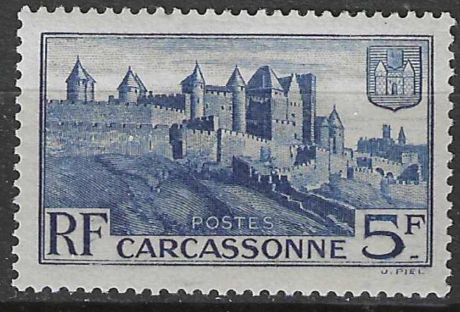 France 1938 - Yvert 392 - Remparts de la forteresse de  (PF), Timbres & Monnaies, Timbres | Europe | France, Non oblitéré, Envoi