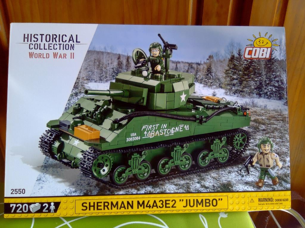 COBI Sherman M4A3E2 Jumbo "Bastogne" (NEUF), Ophalen of Verzenden, Nieuw, Overige merken